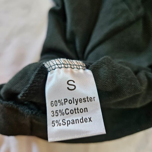 Halloween Sweatshirt Womens Small Green Spooky Season Embroidered Ghost Pumpkin - Picture 6 of 6